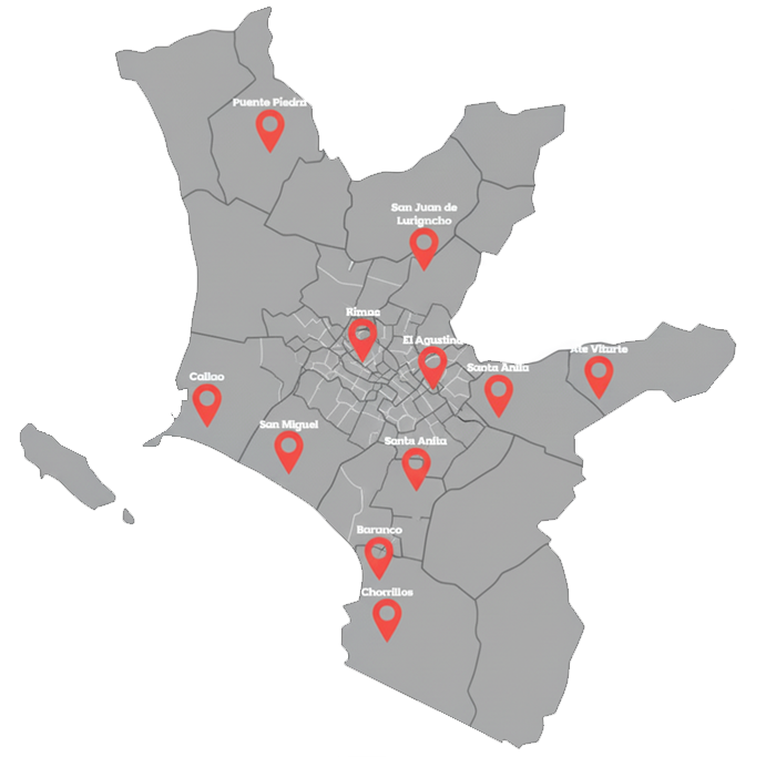 Mapa de canchas FUTVO